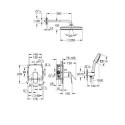 Zestaw Prysznicowy Podtynkowy Z Deszczownicą Tempesta Cube 250 Cubeo Matte Black 1053362430 Grohe Zestaw Prysznicowy Podtynkowy Z Deszczownicą Tempesta Cube 250 Cubeo Matte Black 1053362430 Grohe