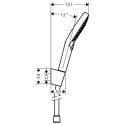 Zestaw Prysznicowy Raindance Select E 120 1.25m 26700000 Hansgrohe Zestaw Prysznicowy Raindance Select E 120 1.25m 26700000 Hansgrohe