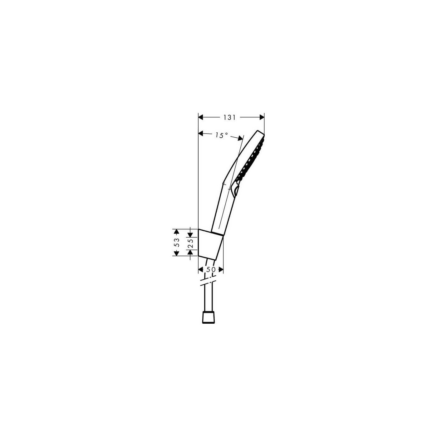 Zestaw Prysznicowy Raindance Select E 120 1.25m 26700000 Hansgrohe Zestaw Prysznicowy Raindance Select E 120 1.25m 26700000 Hansgrohe
