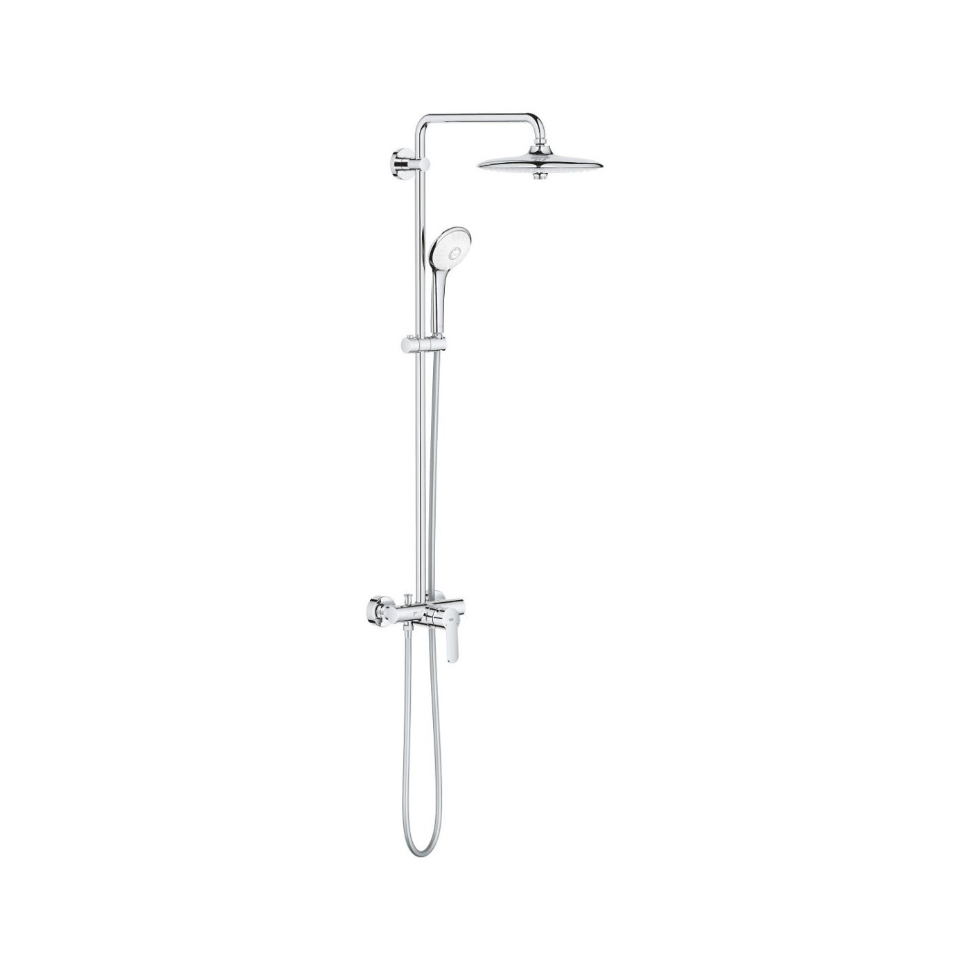 System Prysznicowy Z Jednouchwytową Baterią Ścienną Euphoria System 27473002 Grohe System Prysznicowy Z Jednouchwytową Baterią Ścienną Euphoria System 27473002 Grohe
