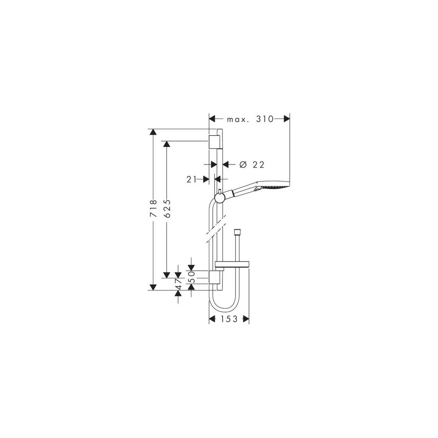 Zestaw Prysznicowy Raindance Select S 120 3jet 26630000 Hansgrohe Zestaw Prysznicowy Raindance Select S 120 3jet 26630000 Hansgrohe