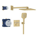 Zestaw Prysznicowy Z Deszczownicą Rainshower Smartactive 310 Cube Grohtherm SmartControl 34864GN0 Grohe Zestaw Prysznicowy Z Deszczownicą Rainshower Smartactive 310 Cube Grohtherm SmartControl 34864GN0 Grohe