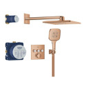 Zestaw Prysznicowy Z Deszczownicą Rainshower Smartactive 310 Cube Grohtherm SmartControl 34864DA0 Grohe Zestaw Prysznicowy Z Deszczownicą Rainshower Smartactive 310 Cube Grohtherm SmartControl 34864DA0 Grohe