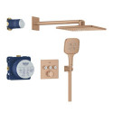 Zestaw Prysznicowy Z Deszczownicą Rainshower Smartactive 310 Cube Grohtherm SmartControl 34864DL0 Grohe Zestaw Prysznicowy Z Deszczownicą Rainshower Smartactive 310 Cube Grohtherm SmartControl 34864DL0 Grohe