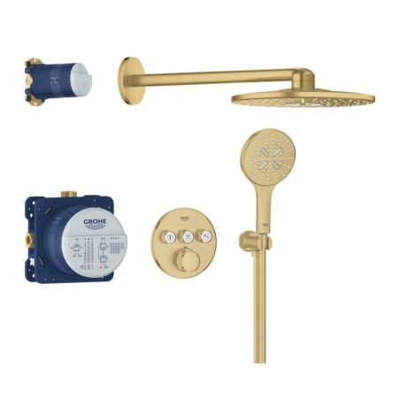 Zestaw Prysznicowy Z Deszczownicą Rainshower Smartactive 310 Grohtherm SmartControl 34863GN0 Grohe