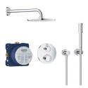 Zestaw Prysznicowy Z Deszczownicą Rainshower Cosmopolitan 210 Grohtherm 34732000 Grohe Zestaw Prysznicowy Z Deszczownicą Rainshower Cosmopolitan 210 Grohtherm 34732000 Grohe