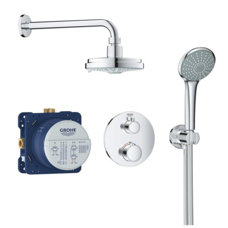 Zestaw Prysznicowy Z Deszczownicą Rainshower Cosmopolitan 160 Grohtherm 34735000 Grohe