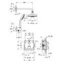 Zestaw Prysznicowy Z Deszczownicą Rainshower Cosmopolitan 160 Grohtherm 34735000 Grohe Zestaw Prysznicowy Z Deszczownicą Rainshower Cosmopolitan 160 Grohtherm 34735000 Grohe