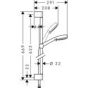 Zestaw Prysznicowy Crometta 100 Vario 26654400 Hansgrohe Zestaw Prysznicowy Crometta 100 Vario 26654400 Hansgrohe
