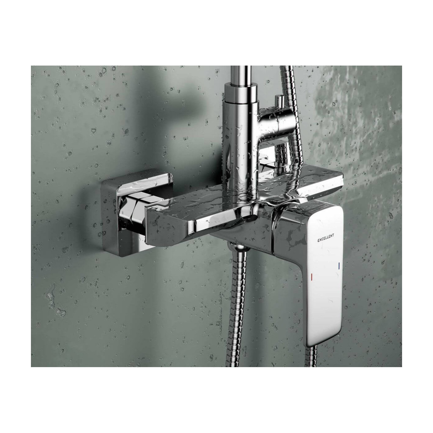 Zestaw Prysznicowy Rain Keria AREX.2081CR Excellent Zestaw Prysznicowy Rain Keria AREX.2081CR Excellent