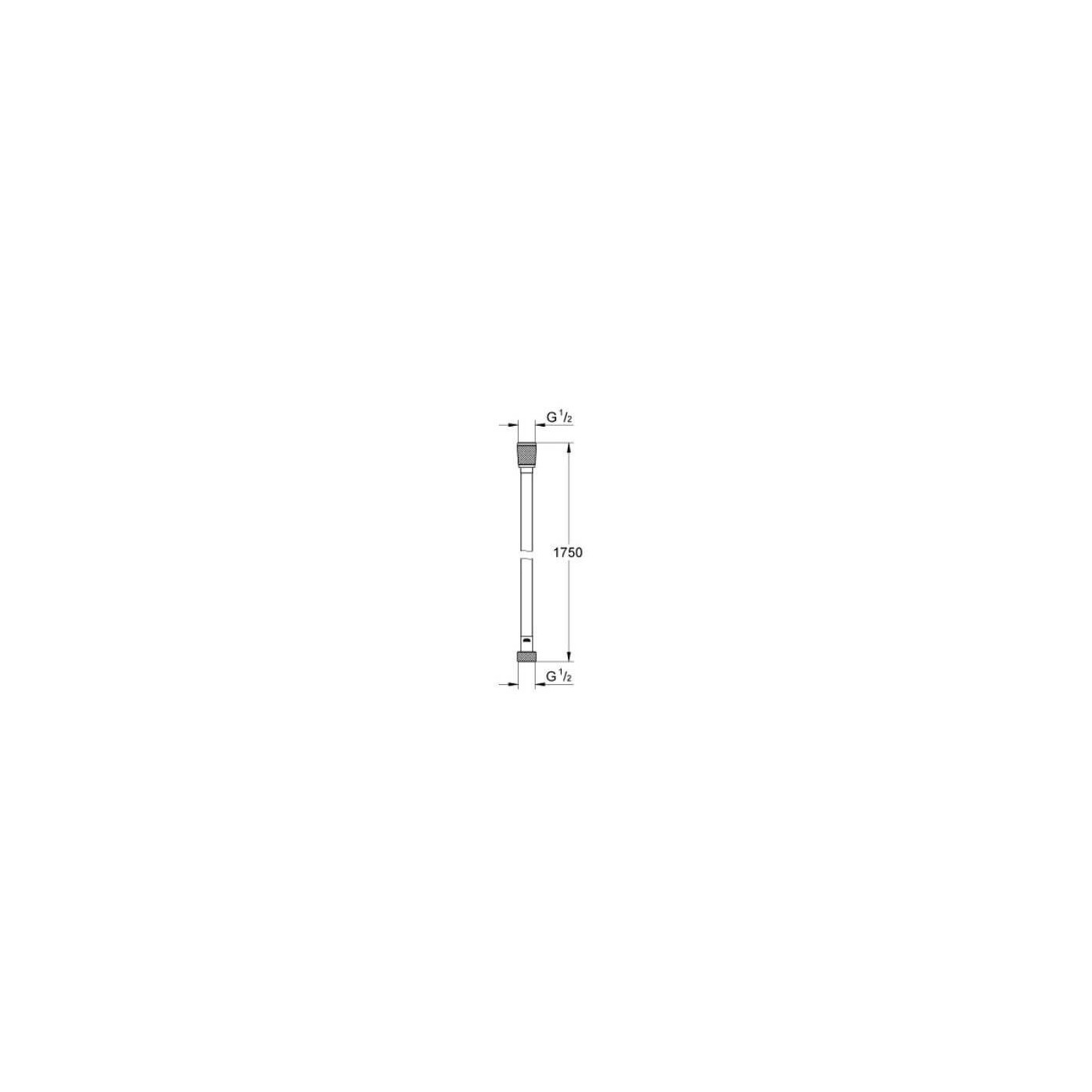 Wąż Prysznicowy Silverflex Matowy Warm Sunset 28388DA1 Grohe Wąż Prysznicowy Silverflex Matowy Warm Sunset 28388DA1 Grohe
