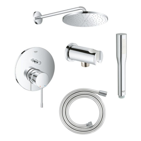 Zestaw Prysznicowy Essence Chrom 24167001+26558000+26658000+27400000+28364001 Grohe