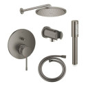 Zestaw Prysznicowy Essence Brushed Hard Graphite 24167AL1+26066AL0+28362A01+26866AL0+26658AL0 Grohe Zestaw Prysznicowy Essence Brushed Hard Graphite 24167AL1+26066AL0+28362A01+26866AL0+26658AL0 Grohe