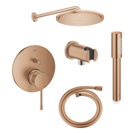Zestaw Prysznicowy Essence Brushed Warm Sunset 24167DL1+26066DL0+28362DA1+26866DL0+26658DL0 Grohe