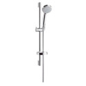 Zestaw Prysznicowy Z Drążkiem 65 cm I Mydelniczką Croma 100 Vario EcoSmart Chrom 27776000 Hansgrohe Zestaw Prysznicowy Z Drążkiem 65 cm I Mydelniczką Croma 100 Vario EcoSmart Chrom 27776000 Hansgrohe