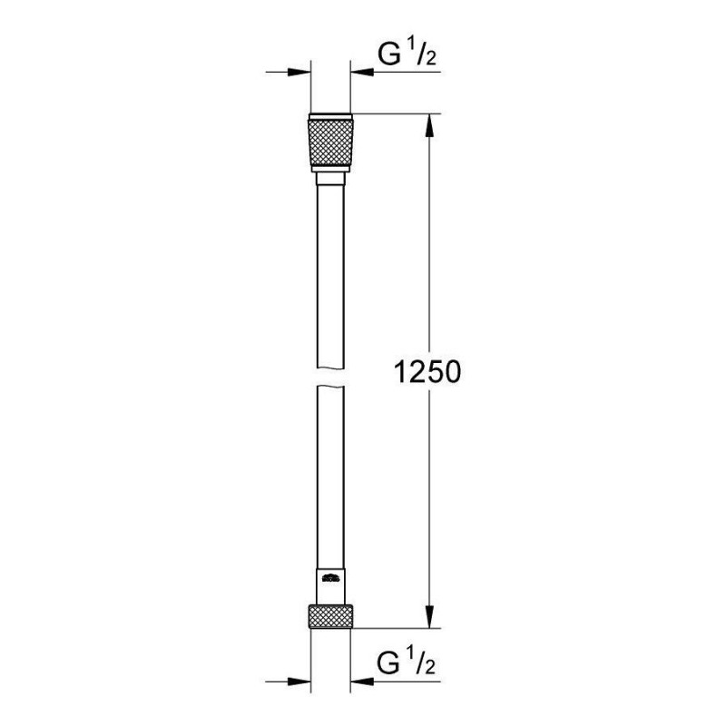 Wąż Prysznicowy Twistfree 1250 mm Silverflex Phantom Black 28362KF1 Grohe Wąż Prysznicowy Twistfree 1250 mm Silverflex Phantom Black 28362KF1 Grohe
