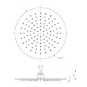 Deszczownica Okrągła Fły 254 mm Stal Nierdzewna Złoty Szczotkowany 04062GN Emporia Deszczownica Okrągła Fły 254 mm Stal Nierdzewna Złoty Szczotkowany 04062GN Emporia