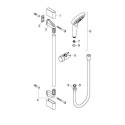 Zestaw Prysznicowy Vario EcoSmart 26563400 Hansgrohe Zestaw Prysznicowy Vario EcoSmart 26563400 Hansgrohe