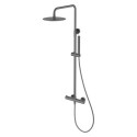 Kolumna Natryskowa Termostatyczna 2-Funkcyjna Z Zestawem Natryskowym I Deszczownicą 250 mm Fly Gun Metal 0401202BN Emporia Kolumna Natryskowa Termostatyczna 2-Funkcyjna Z Zestawem Natryskowym I Deszczownicą 250 mm Fly Gun Metal 0401202BN Emporia