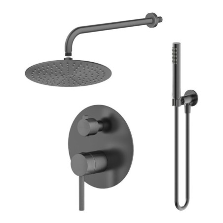 Zestaw Prysznicowy Podtynkowy Fly Gun Metal ZESTAW-FLY-15-BN Emporia