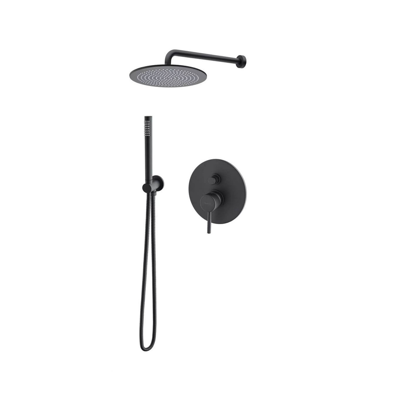 Zestaw Natryskowy Podtynkowy Z Deszczownicą 30 cm Futuro Czarny Mat 65ZES30/CZAR Giulini Giovanni Zestaw Natryskowy Podtynkowy Z Deszczownicą 30 cm Futuro Czarny Mat 65ZES30/CZAR Giulini Giovanni