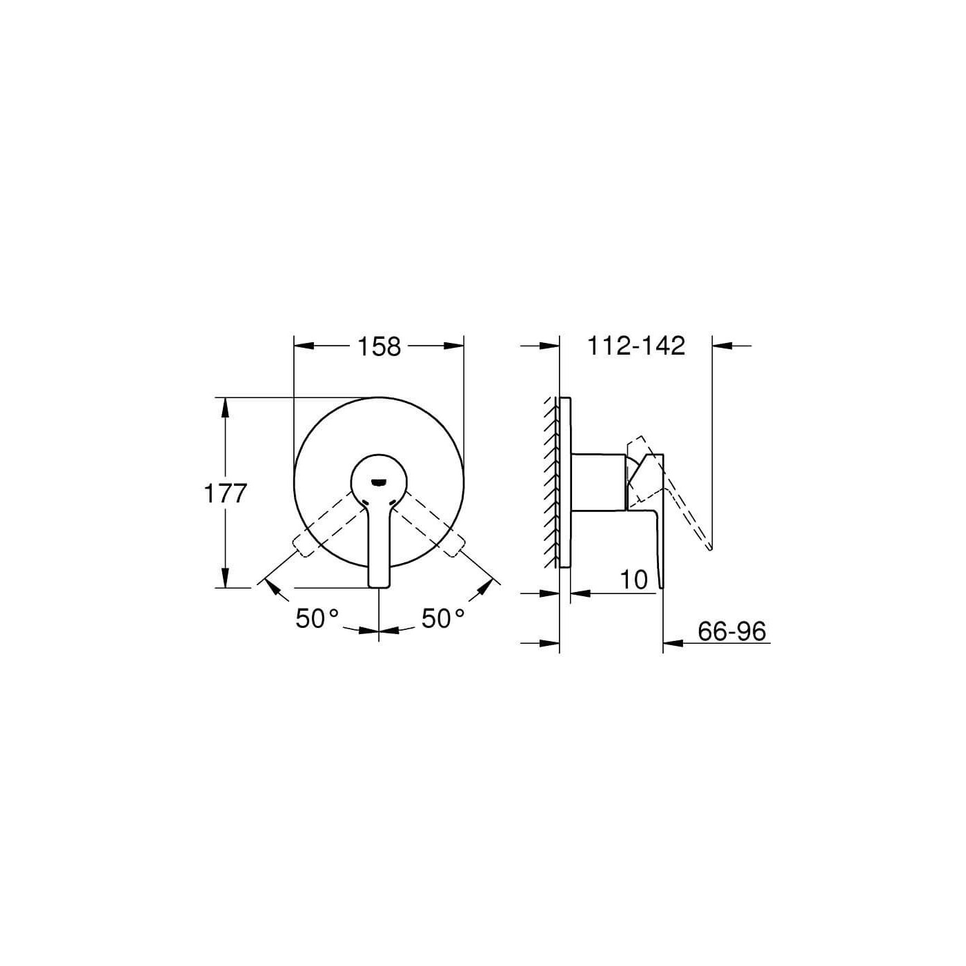 Bateria Podtynkowa Lineare 24063001 Grohe Bateria Podtynkowa Lineare 24063001 Grohe