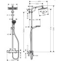 Komplet Prysznicowy Crometta E 240 1Jet Ecosmart 27281000 Hansgrohe Komplet Prysznicowy Crometta E 240 1Jet Ecosmart 27281000 Hansgrohe