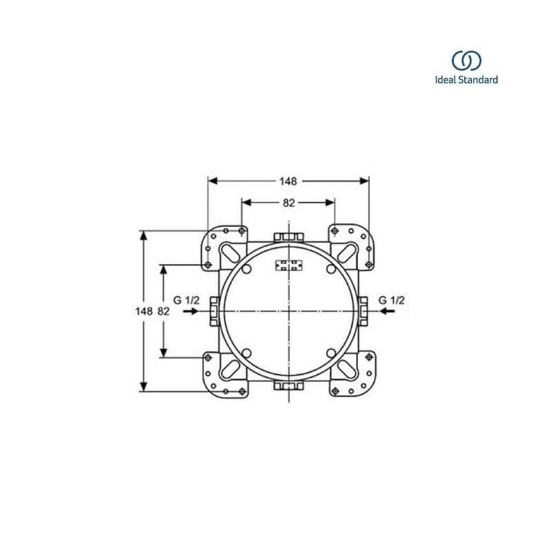 Zestaw Natryskowy Termostatyczny Ceratherm Z Deszczownicą Czarny Mat A7573XG Ideal Standard Zestaw Natryskowy Termostatyczny Ceratherm Z Deszczownicą Czarny Mat A7573XG Ideal Standard