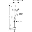 Zestaw Prysznicowy Crometta Vario Unica 0,65 m 26532400 Hansgrohe Zestaw Prysznicowy Crometta Vario Unica 0,65 m 26532400 Hansgrohe