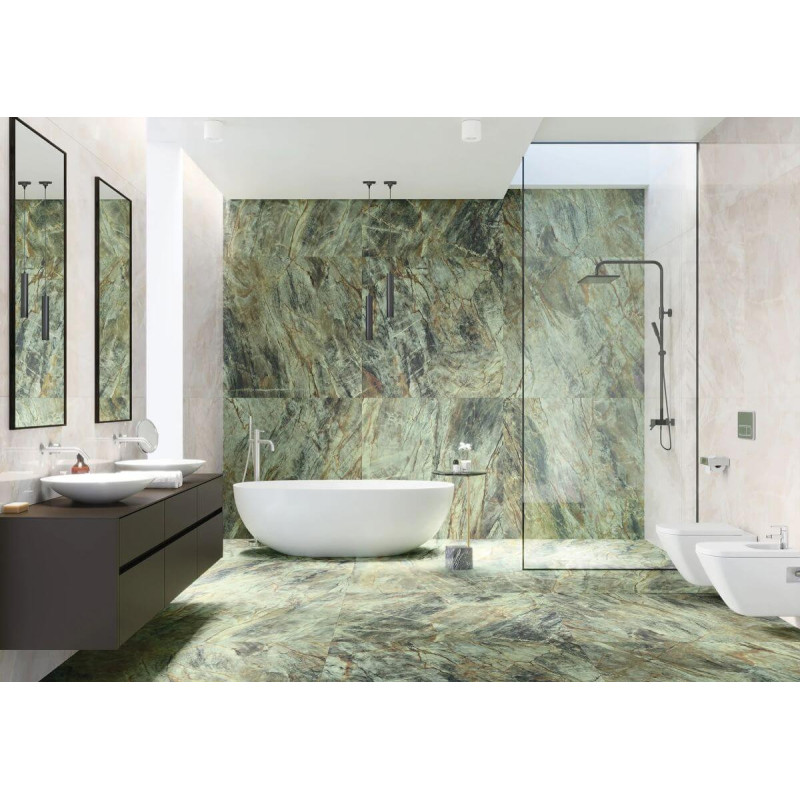 Płytka Gresowa Brazilian Quartzite Green Mat 119,7x119,7 Cerrad x La Mania Home Płytka Gresowa Brazilian Quartzite Green Mat 119,7x119,7 Cerrad x La Mania Home