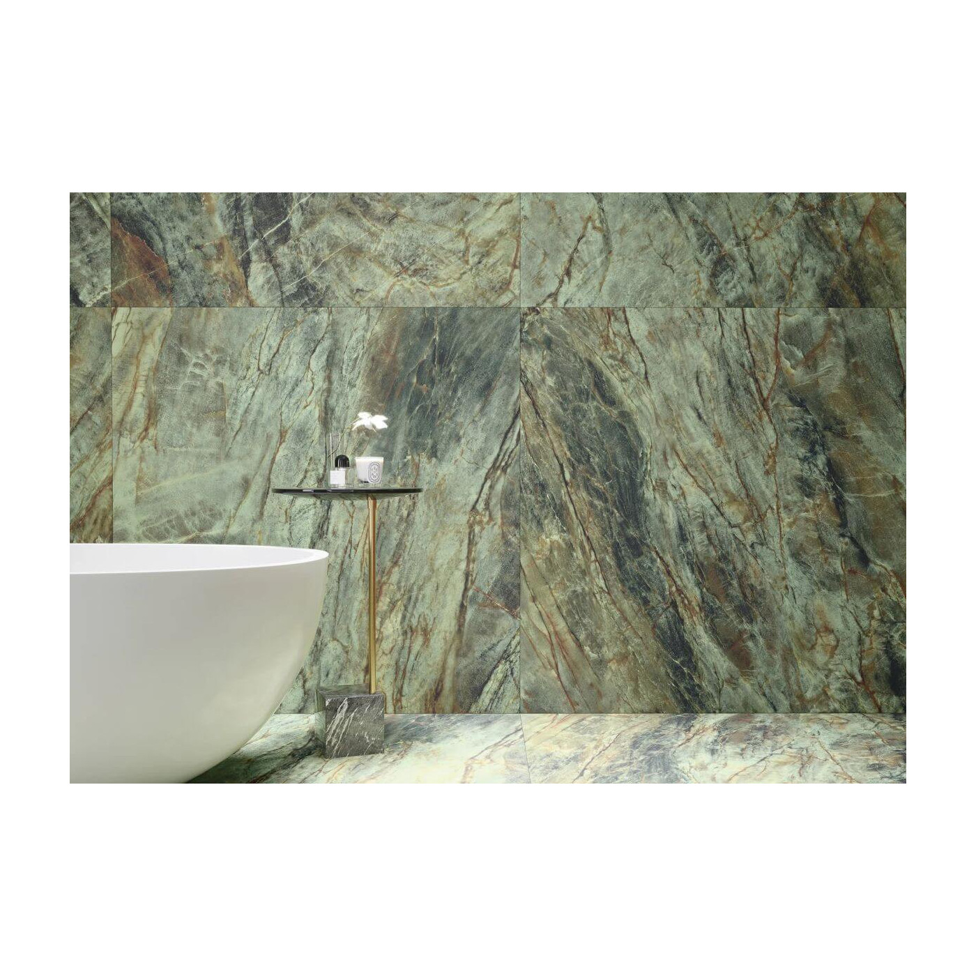 Płytka Gresowa Brazilian Quartzite Green Mat 119,7x119,7 Cerrad x La Mania Home Płytka Gresowa Brazilian Quartzite Green Mat 119,7x119,7 Cerrad x La Mania Home