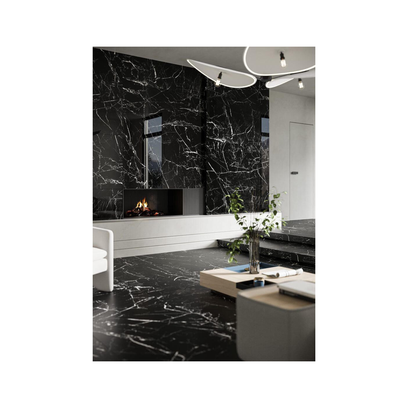 Płytka Gresowa Marmo Morocco Black Poler 79,7x79,7 Cerrad x La Mania Home Płytka Gresowa Marmo Morocco Black Poler 79,7x79,7 Cerrad x La Mania Home