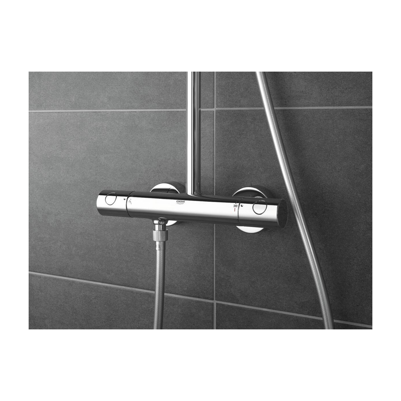 System Prysznicowy Z Termostatem Do Montażu Ściennego Tempesta Cosmopolitan 210 27922001 Grohe System Prysznicowy Z Termostatem Do Montażu Ściennego Tempesta Cosmopolitan 210 27922001 Grohe