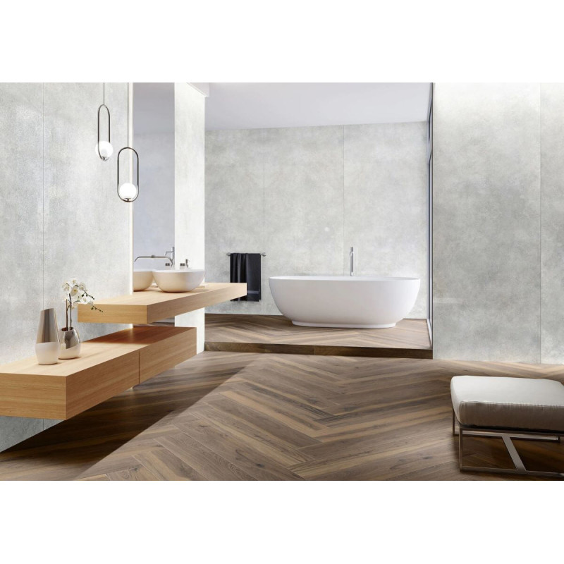 Płytka Gresowa Modern Concrete Silver Mat 119,7x119,7 Cerrad x La Mania Home Płytka Gresowa Modern Concrete Silver Mat 119,7x119,7 Cerrad x La Mania Home