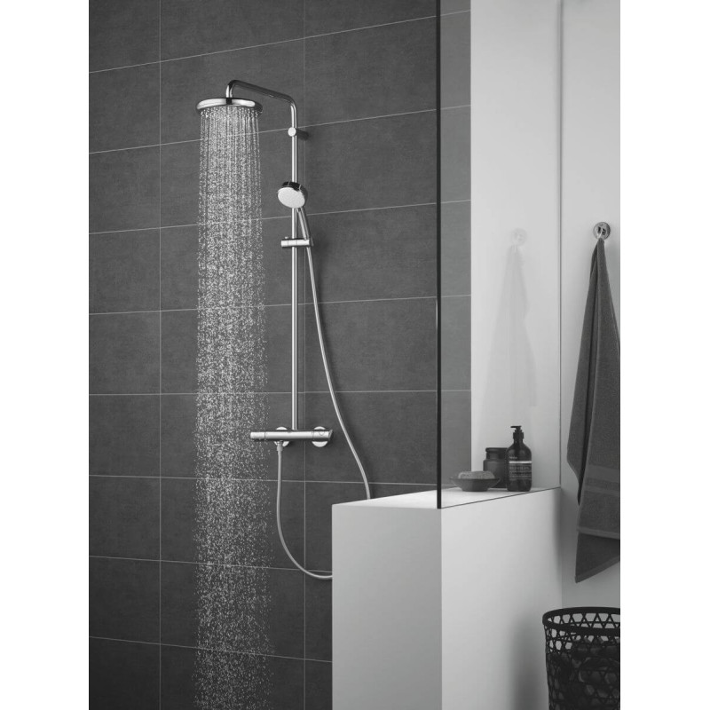 System Prysznicowy Z Termostatem Do Montażu Ściennego Tempesta Cosmopolitan 210 27922001 Grohe System Prysznicowy Z Termostatem Do Montażu Ściennego Tempesta Cosmopolitan 210 27922001 Grohe