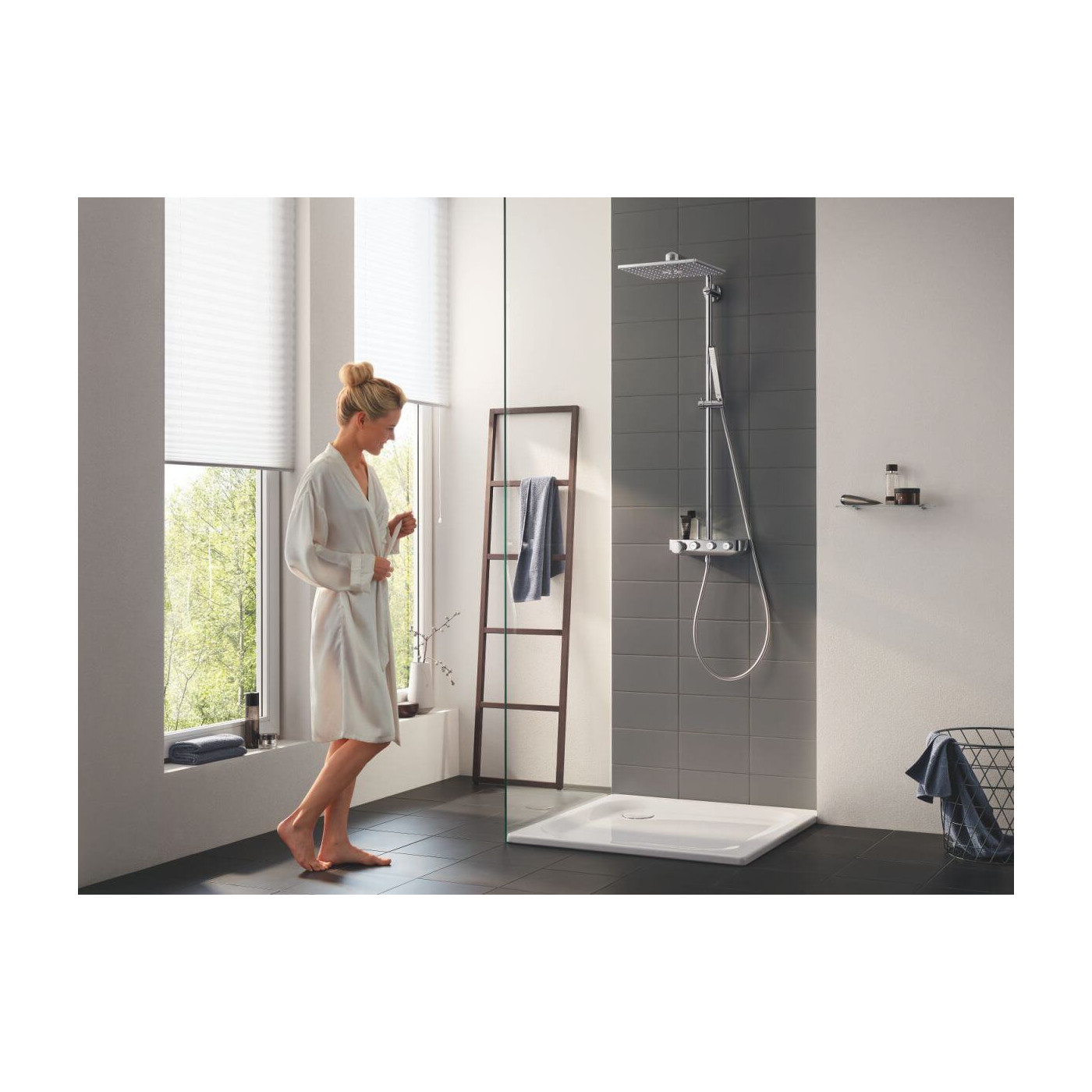 System Prysznicowy Z Termostatem Do Montażu Ściennego Euphoria Smartcontrol System 310 Cube Duo 26508000 Grohe System Prysznicowy Z Termostatem Do Montażu Ściennego Euphoria Smartcontrol System 310 Cube Duo 26508000 Grohe