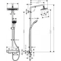 Zestaw Prysznicowy Croma E 27660000 Hansgrohe Zestaw Prysznicowy Croma E 27660000 Hansgrohe