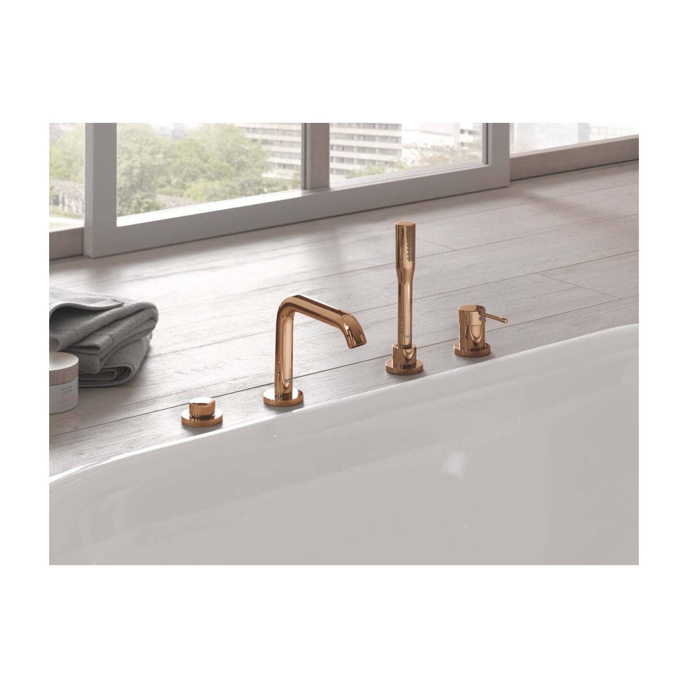 Bateria Wannowa Essence 4-Otworowa Warm Sunset 19578DA1 Grohe Bateria Wannowa Essence 4-Otworowa Warm Sunset 19578DA1 Grohe