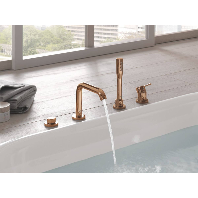 Bateria Wannowa Essence 4-Otworowa Warm Sunset 19578DA1 Grohe Bateria Wannowa Essence 4-Otworowa Warm Sunset 19578DA1 Grohe