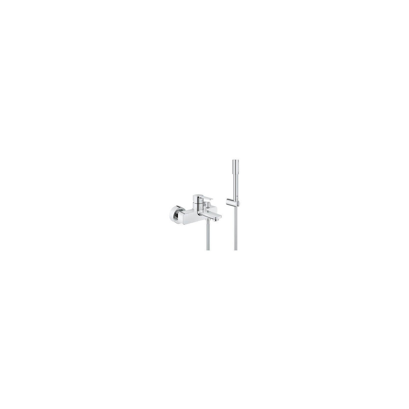 Jednouchwytowa Bateria Wannowa Z Zestawem Prysznicowym Lineare 33850001 Grohe Jednouchwytowa Bateria Wannowa Z Zestawem Prysznicowym Lineare 33850001 Grohe