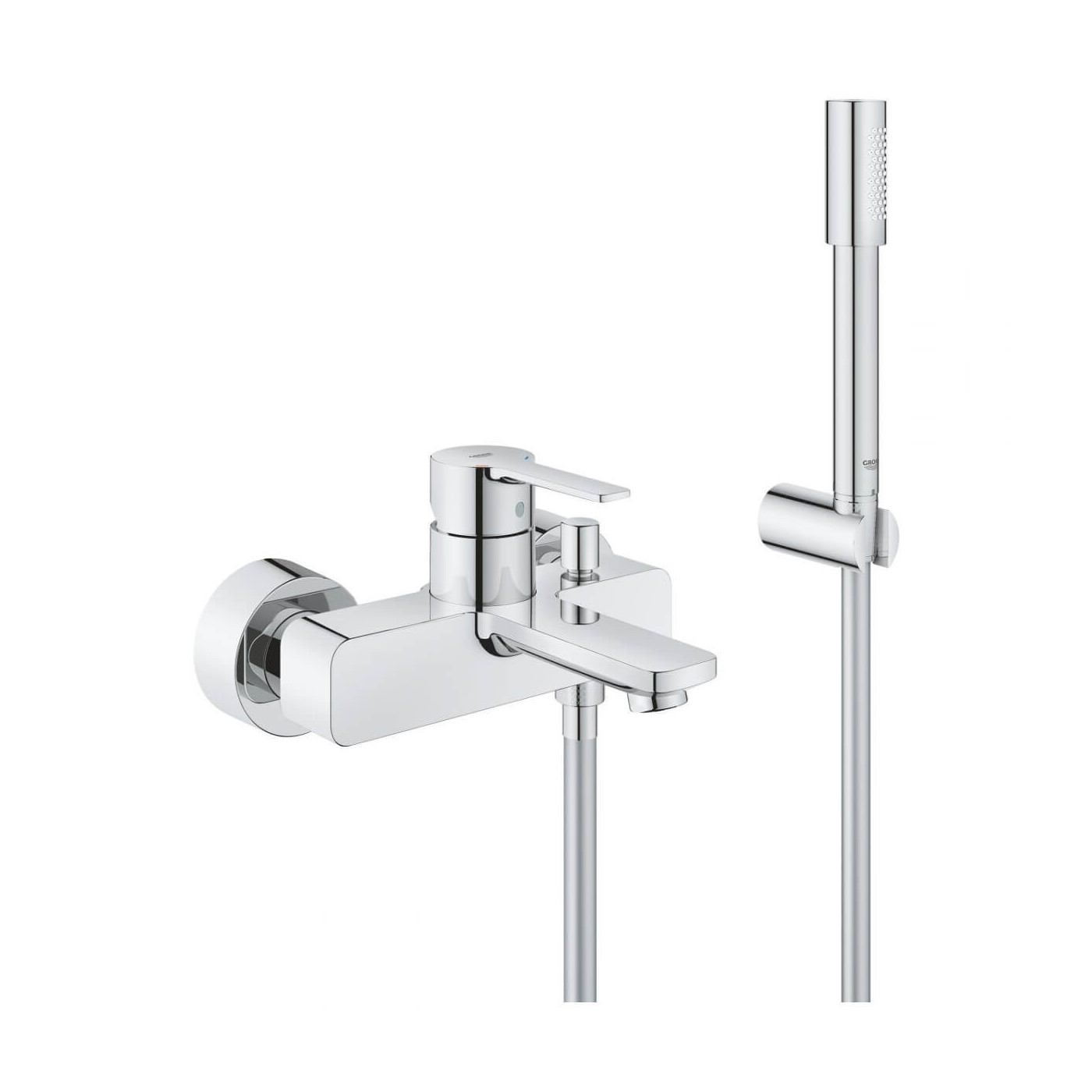 Jednouchwytowa Bateria Wannowa Z Zestawem Prysznicowym Lineare 33850001 Grohe Jednouchwytowa Bateria Wannowa Z Zestawem Prysznicowym Lineare 33850001 Grohe
