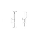 Zestaw Prysznicowy Origin Czarny Mat A4554336 Vitra Zestaw Prysznicowy Origin Czarny Mat A4554336 Vitra