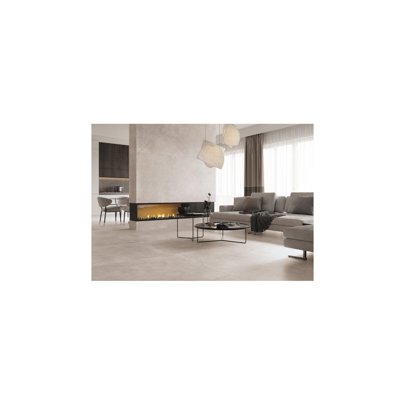 Płytka Lamania Modern Concrete Silver Mat 79,7x159,7 Cerrad x La Mania Home Płytka Lamania Modern Concrete Silver Mat 79,7x159,7 Cerrad x La Mania Home