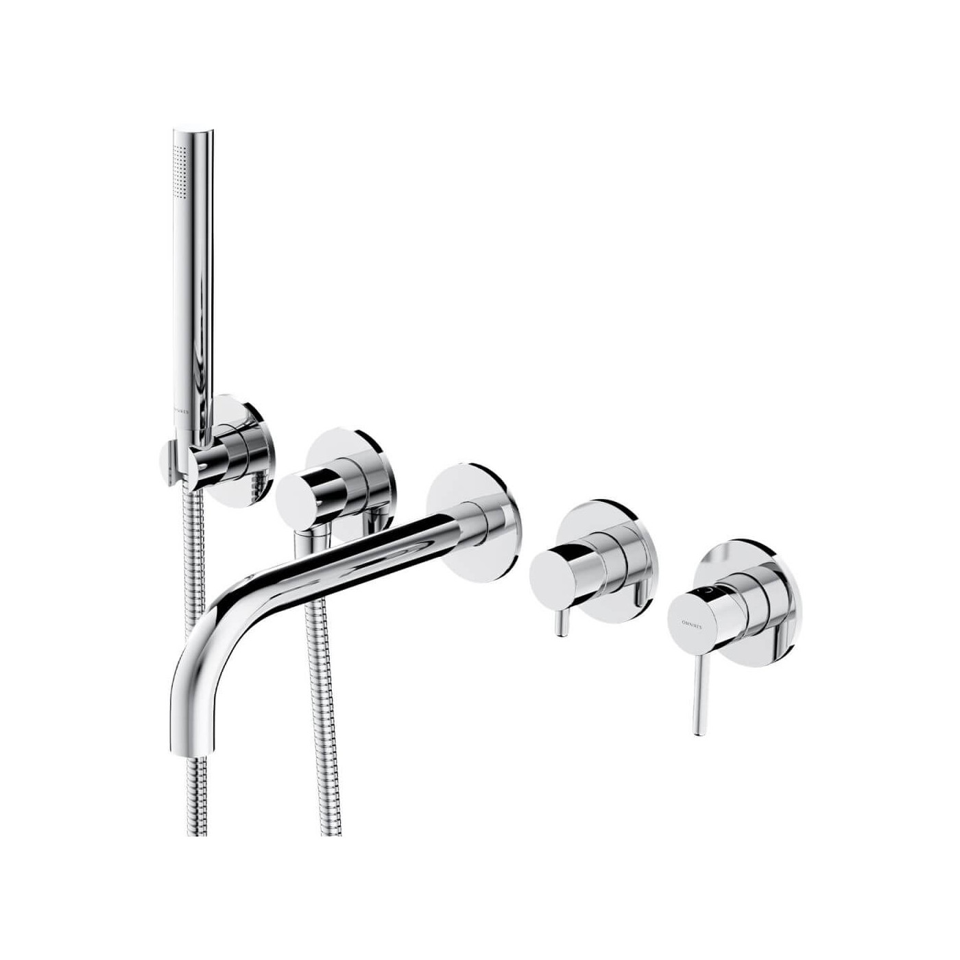 Bateria Wannowa Podtynkowa Y Chrom Y1237/1CR Omnires Bateria Wannowa Podtynkowa Y Chrom Y1237/1CR Omnires