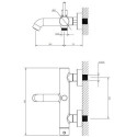 Bateria Wannowa Z Zestawem Prysznicowym Y Czarna Y1231BL Omnires Bateria Wannowa Z Zestawem Prysznicowym Y Czarna Y1231BL Omnires