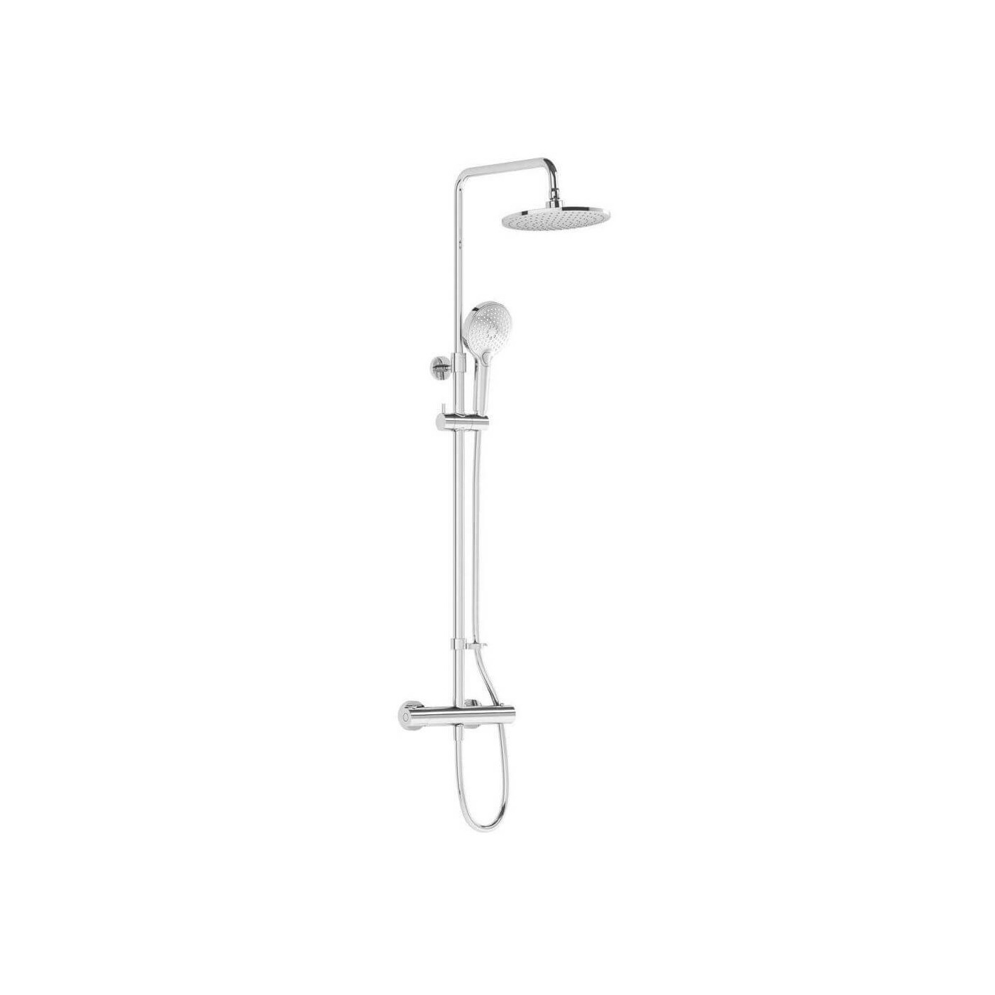 Zestaw Prysznicowy Z Termostatem AquaHeatJoy Chrom VITRA-A47200EXP Vitra Zestaw Prysznicowy Z Termostatem AquaHeatJoy Chrom VITRA-A47200EXP Vitra