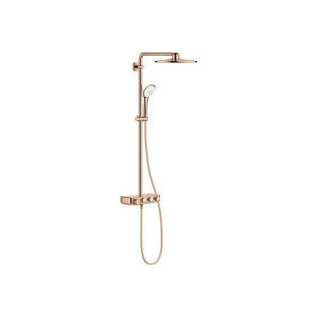 System Prysznicowy Z Termostatem Do Montażu Ściennego Euphoria System SmartControl 310 Duo Warm Sunset 26507DA0 Grohe