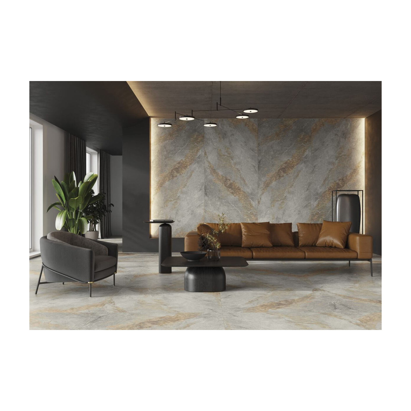 Płytka Auric Light Grey Mat 119,7x119,7 Cerrad Płytka Auric Light Grey Mat 119,7x119,7 Cerrad