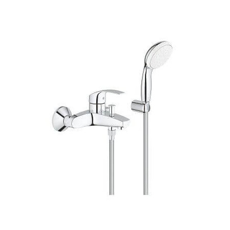 Jednouchwytowa Bateria Wannowa Z Zestawem Prysznicowym Eurosmart 3330220A Grohe
