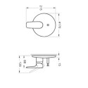Bateria Wannowa Podtynkowa X-Line A42251EXP VITRA Bateria Wannowa Podtynkowa X-Line A42251EXP VITRA